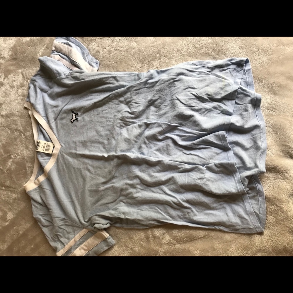 Victoria's Secret PINK Logo Tee sz L